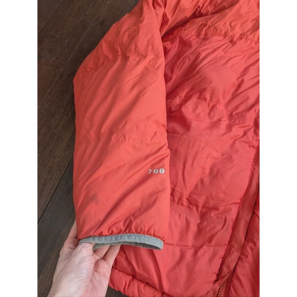The North Face Red Summit Series 700 Goose Down Hooded Puffer Jacket M Medium